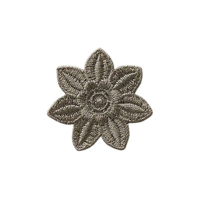 Application flower, grey