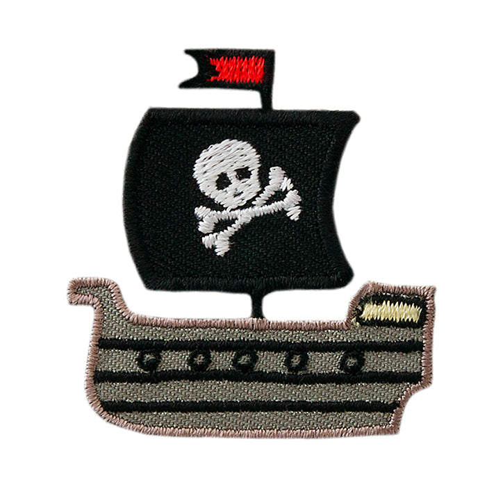 Appliques - Kids and Hits - iron-on pirate ship colored