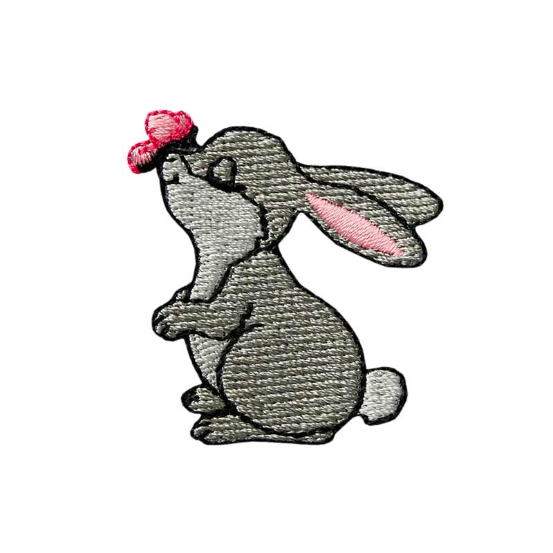 Application rabbit with butterfly