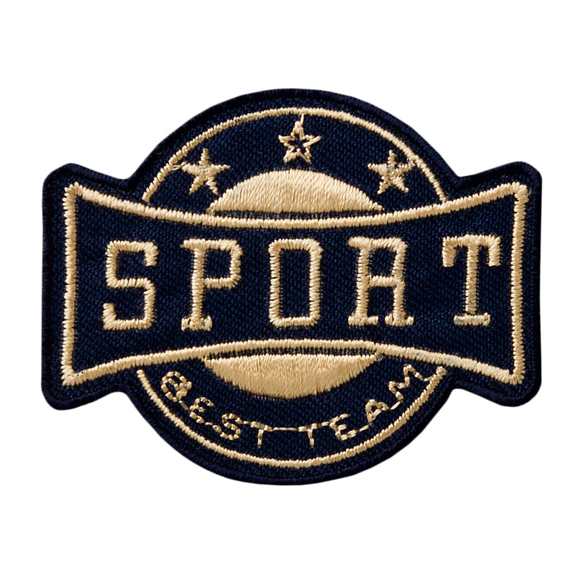 Appliques - Teens and Jeans - iron-on Sport Emblem colored