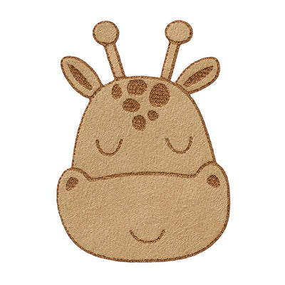 Giraffe head applique