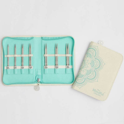 Set Mindful interchangeable needle tips blue-green 40 cm, 56 cm - 3.00 - 6.00mm