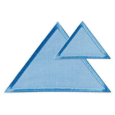 Appliques - Kids and Hits - iron-on triangles blue