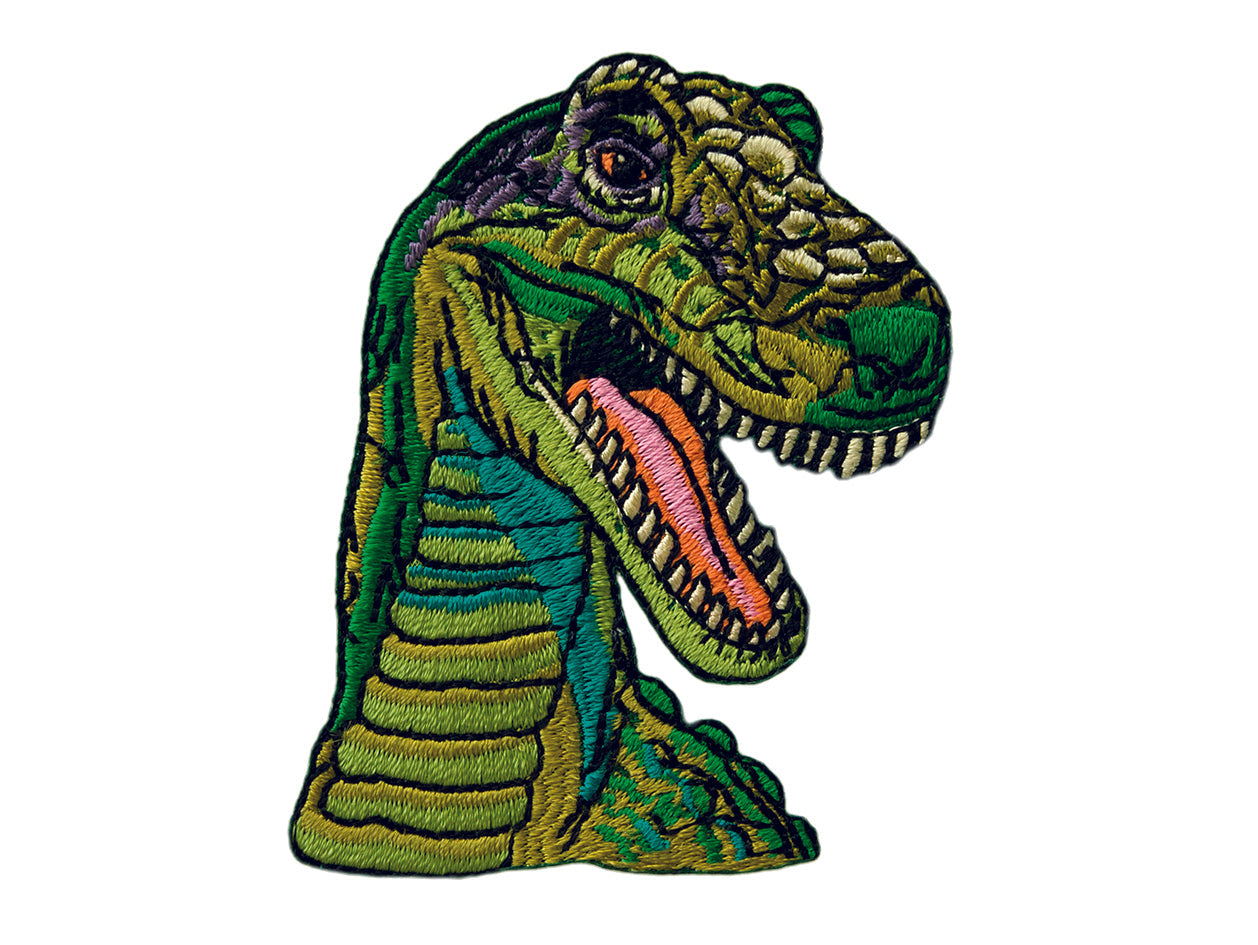 Applications - Kids and Hits - iron-on Tyrannosaurus Rex approx. 3.5 x 7.0 cm colored