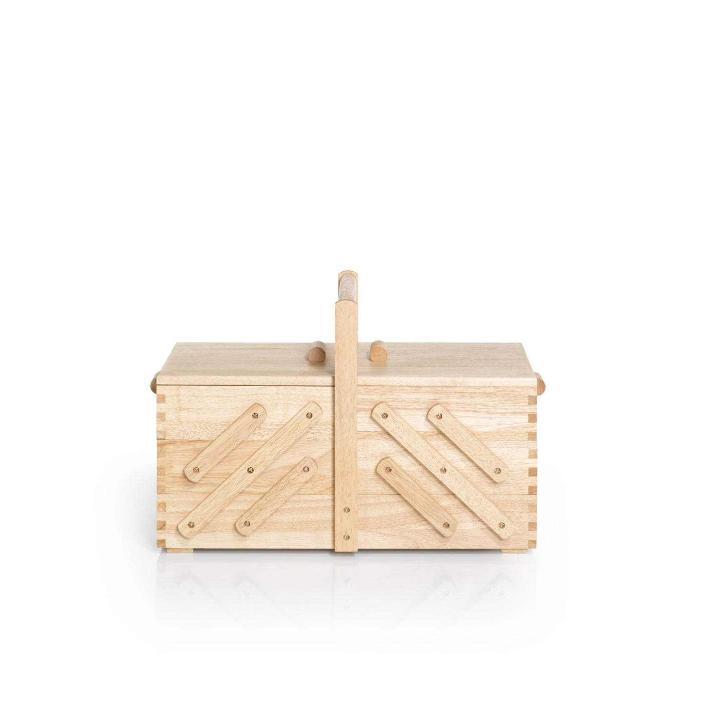 Sewing box wood M 36x28x19 cm light