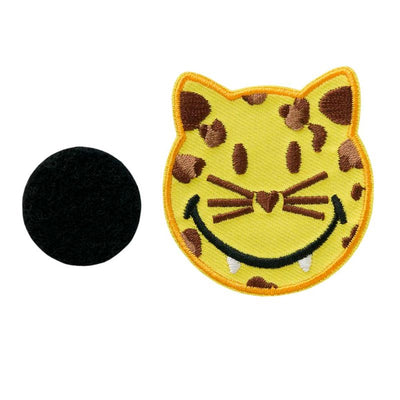 Applications - Kids and Hits - iron-on Smiley© Tiger Head with Velcro