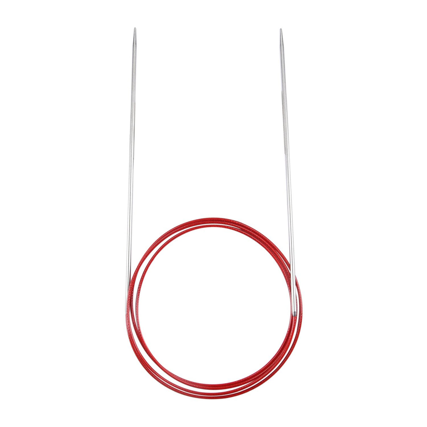 Circular knitting needle RED LACE stainless steel 100 cm - 150 cm