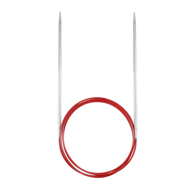 Circular knitting needle RED LACE stainless steel 100 cm - 150 cm