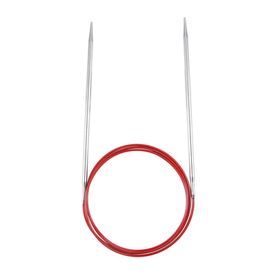 Circular knitting needle RED LACE stainless steel 100 cm - 150 cm