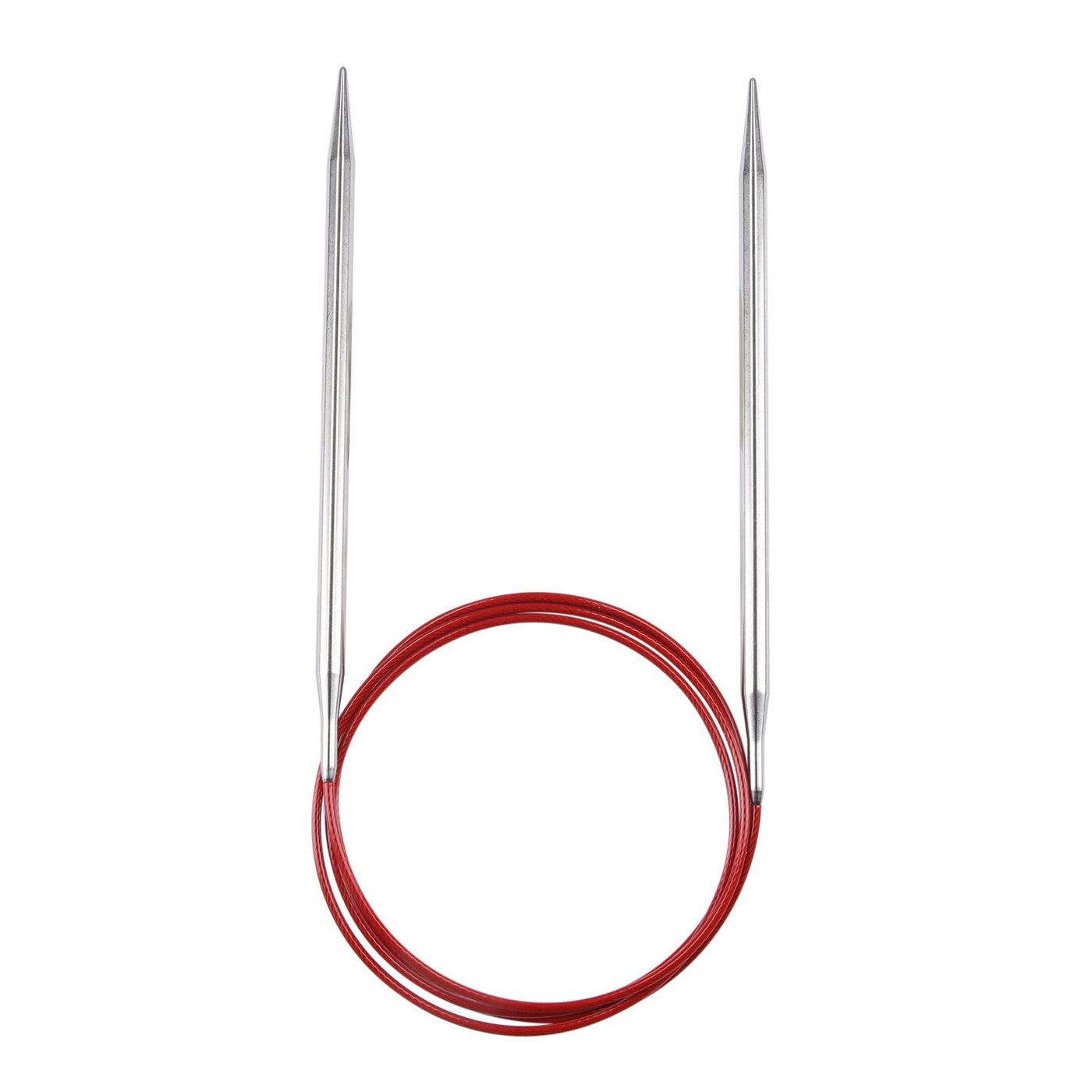 Circular knitting needle RED LACE stainless steel 100 cm - 150 cm