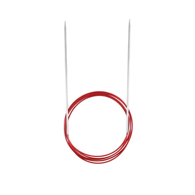 Circular knitting needle RED LACE stainless steel 100 cm - 150 cm