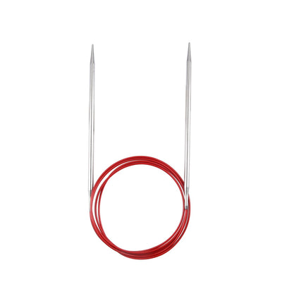 Circular knitting needle RED LACE stainless steel 100 cm - 150 cm