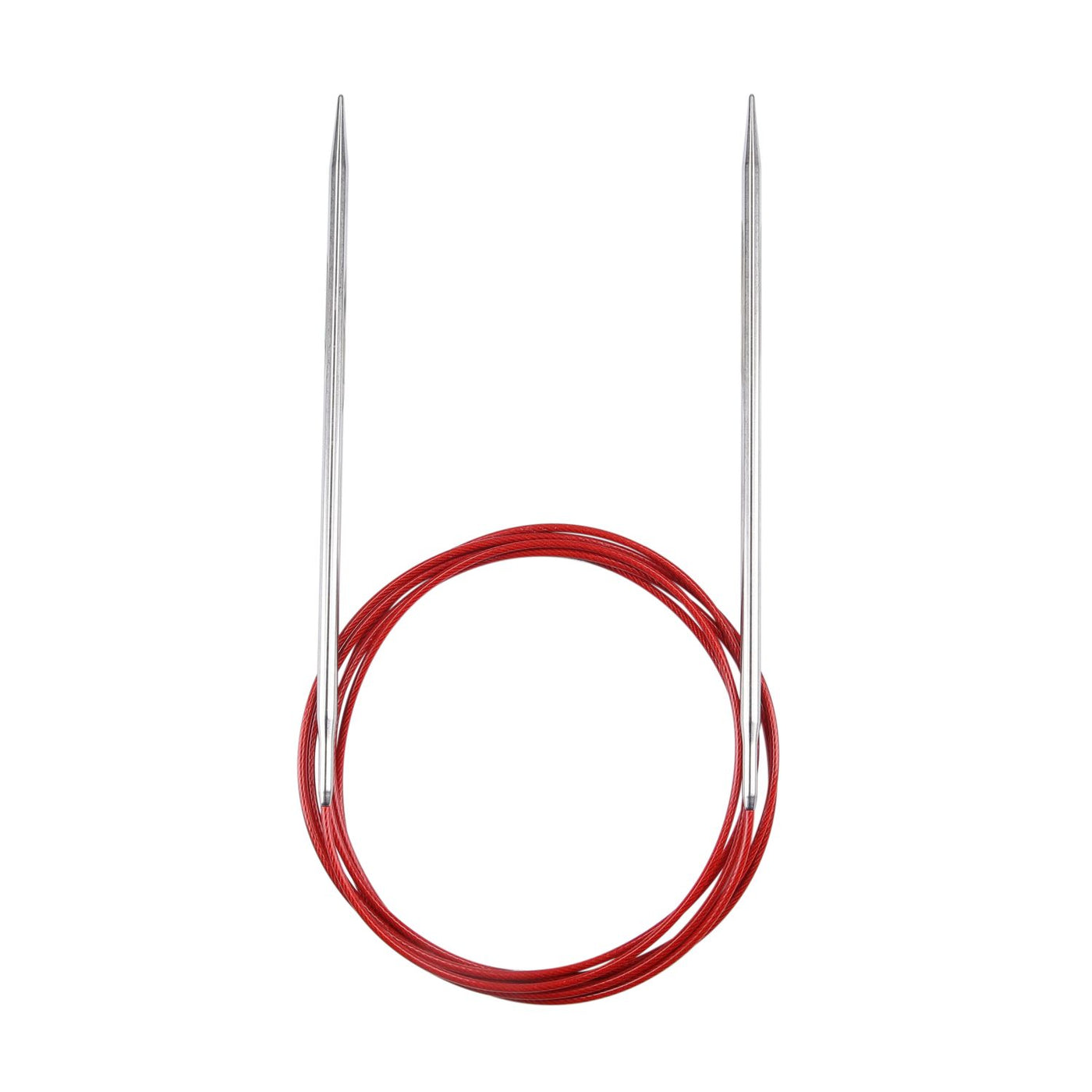 Circular knitting needle RED LACE stainless steel 100 cm - 150 cm