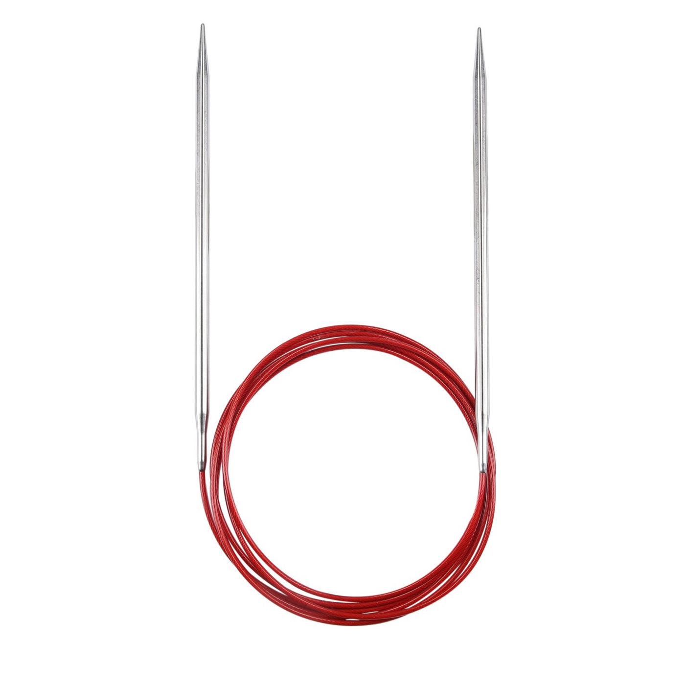 Circular knitting needle RED LACE stainless steel 100 cm - 150 cm