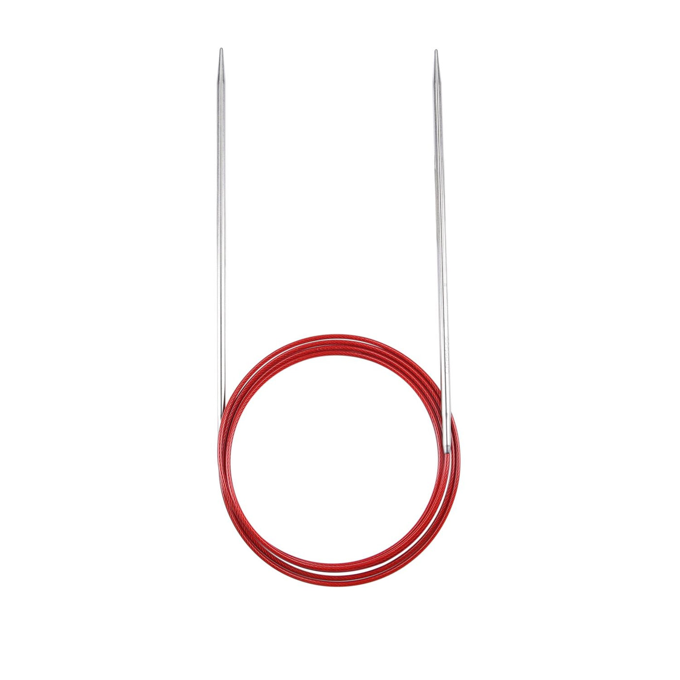 Circular knitting needle RED LACE stainless steel 100 cm - 150 cm