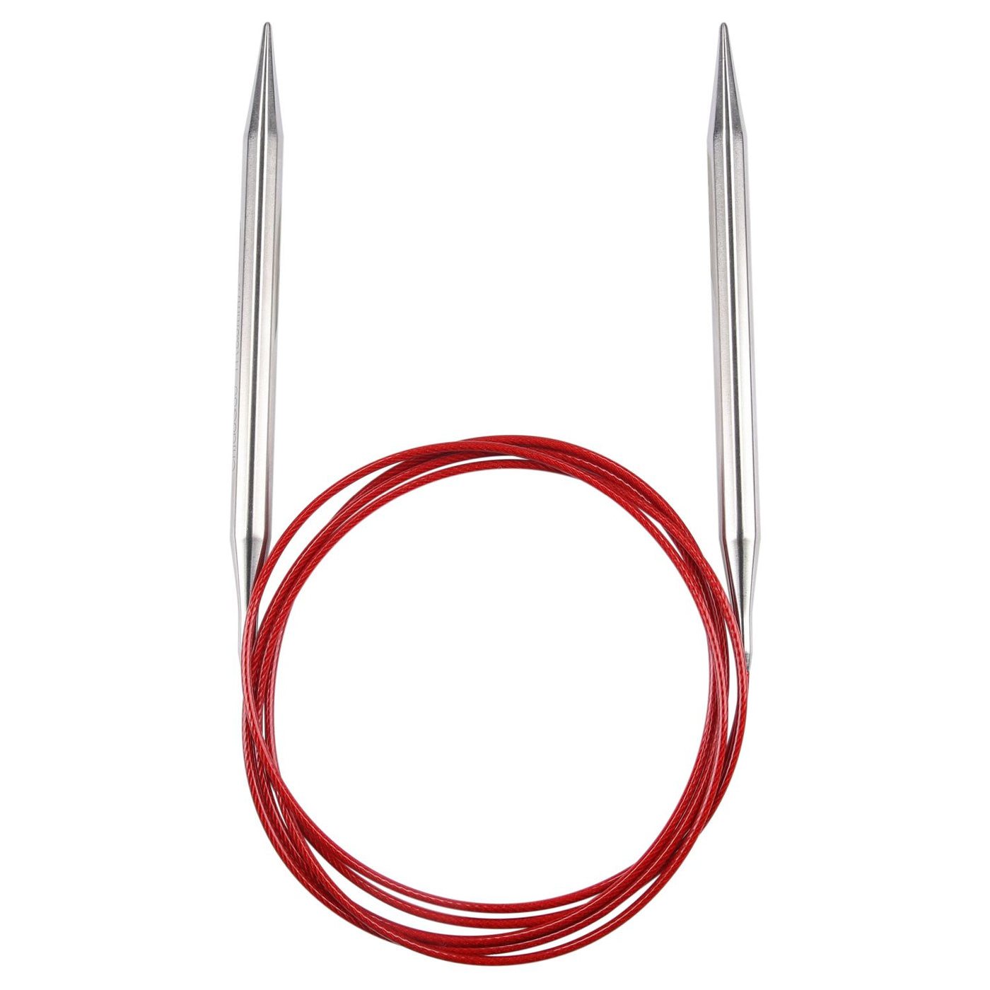 Circular knitting needle RED LACE stainless steel 100 cm - 150 cm