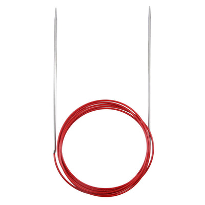 Circular knitting needle RED LACE stainless steel 100 cm - 150 cm