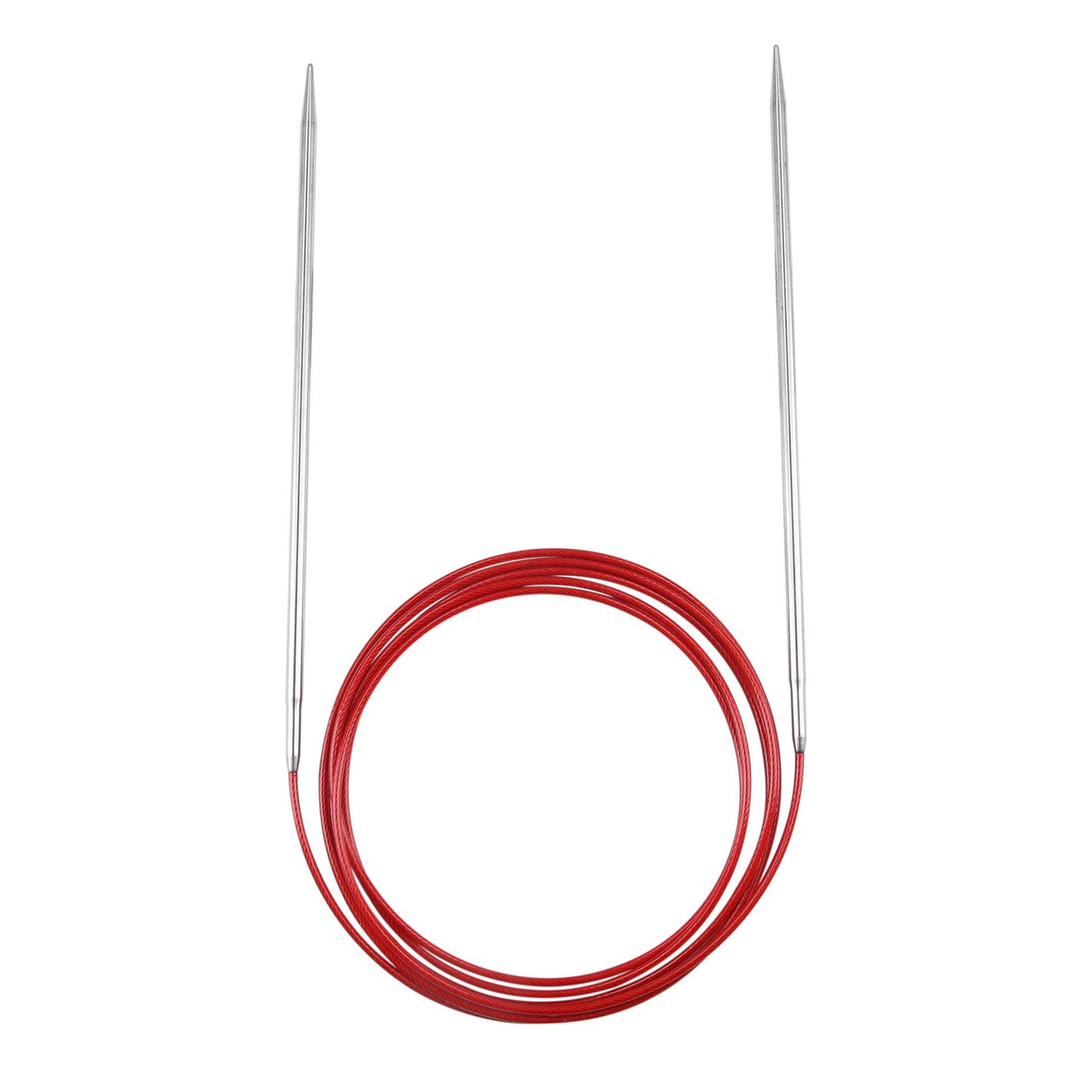 Circular knitting needle RED LACE stainless steel 100 cm - 150 cm