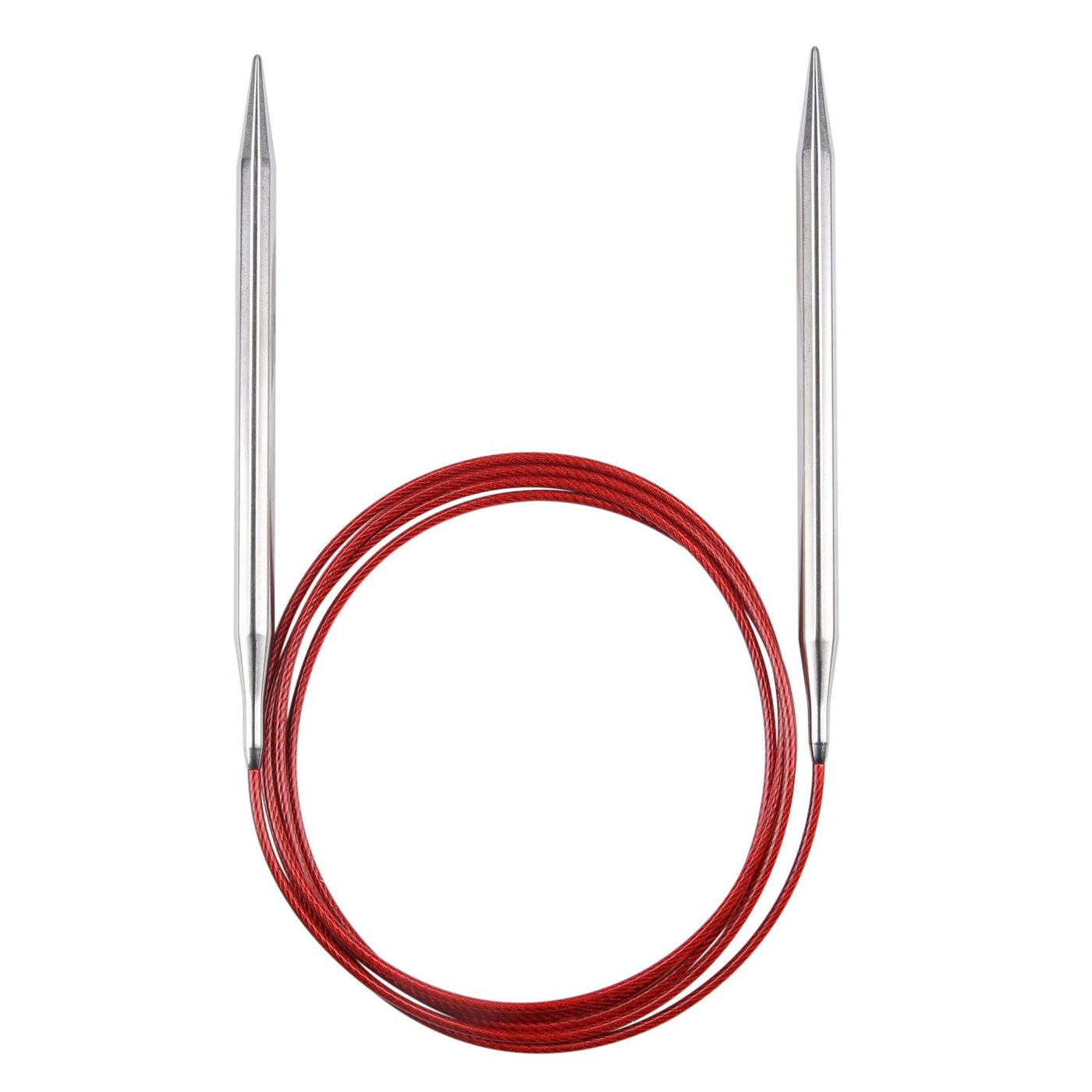 Circular knitting needle RED LACE stainless steel 100 cm - 150 cm