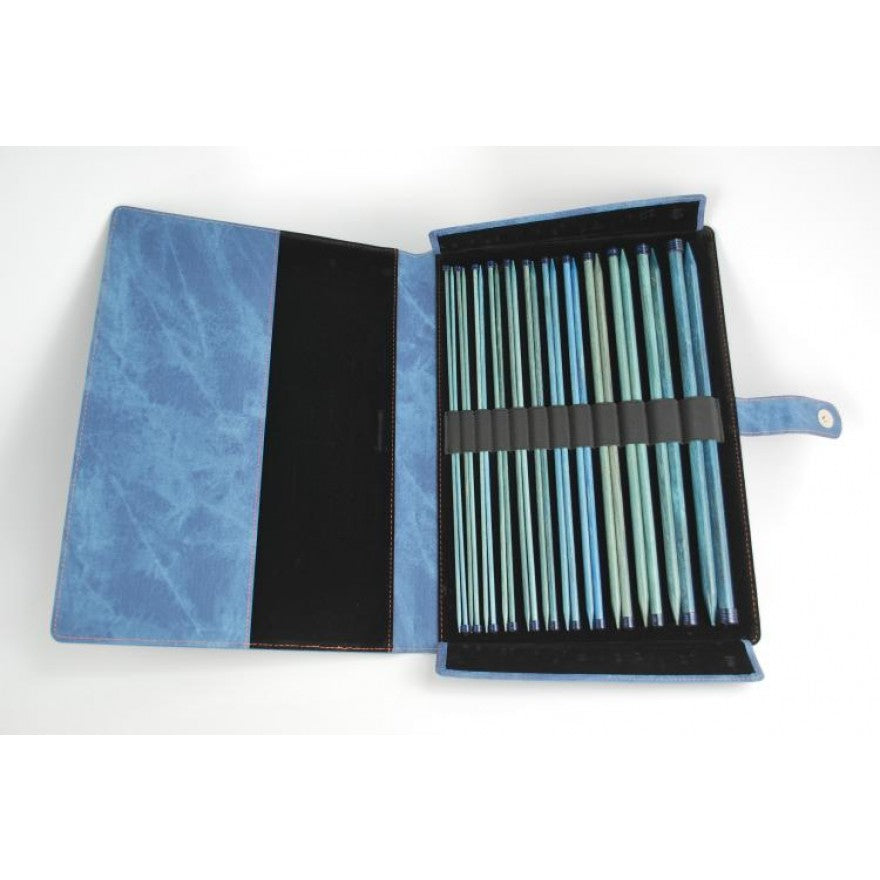 Needle set jacket needles 3.50 mm-12.00 mm 25 cm case fabric BLUE