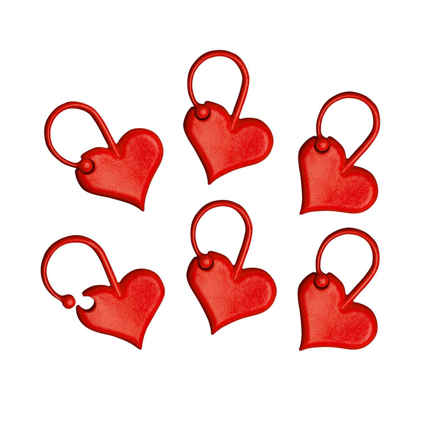 Stitch markers red 10 pieces