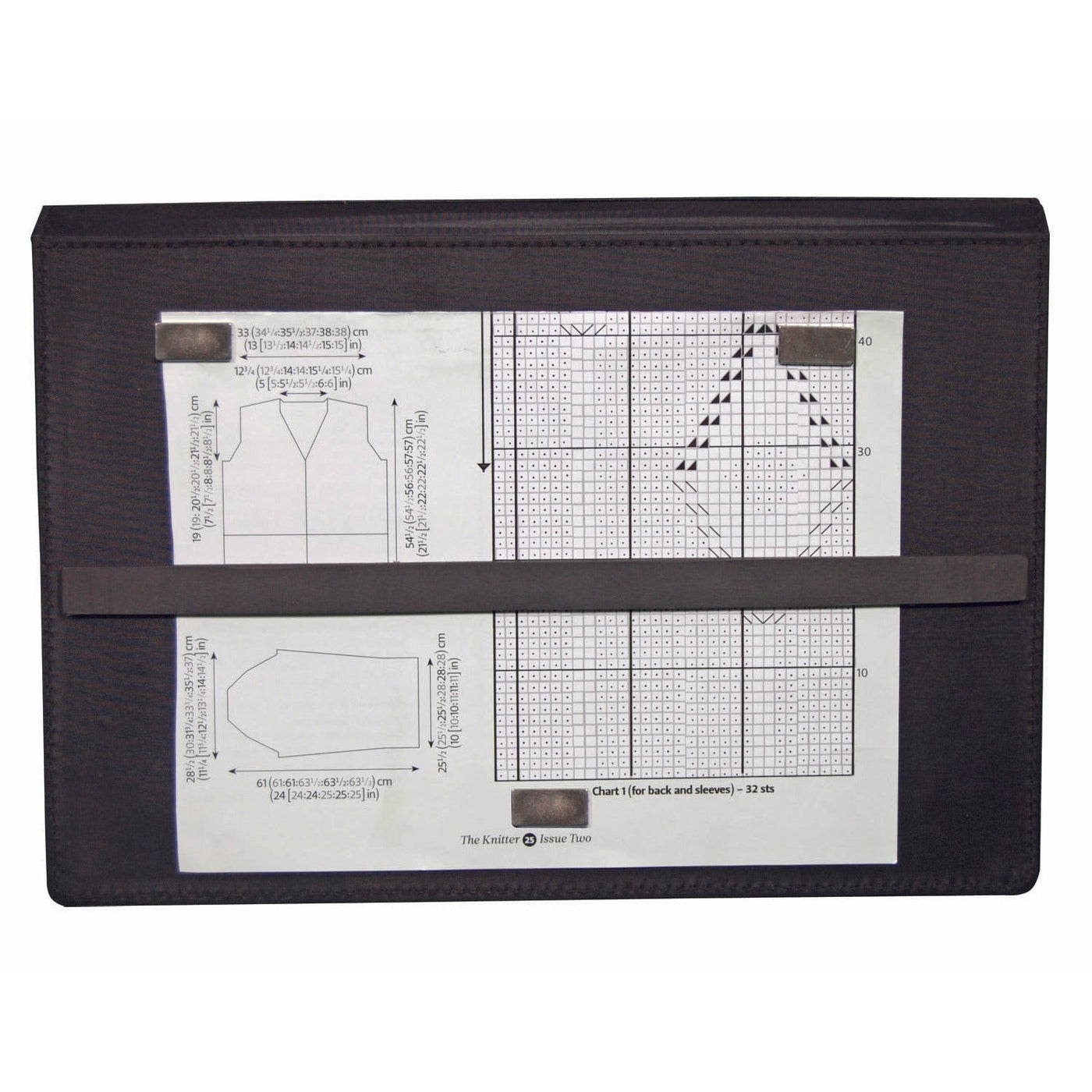 Holder for pattern templates foldable 35x26 cm