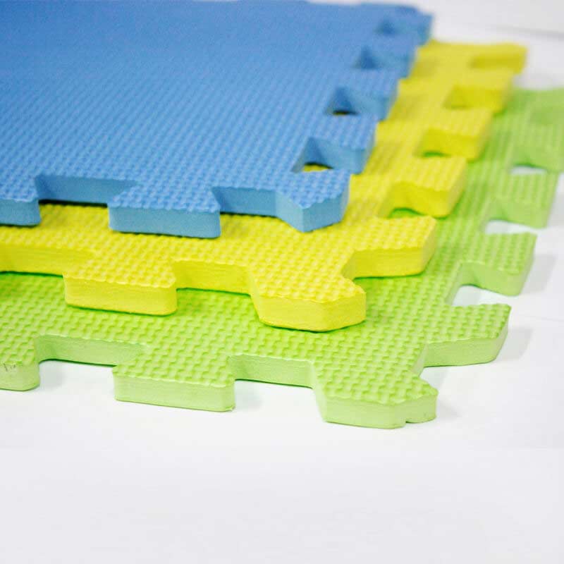 Stretch mats 30x30 cm sorted