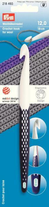 Wool crochet hook ergonomics