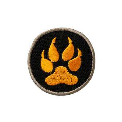 Applications - Teens and Jeans - iron-on patch, paw print colored