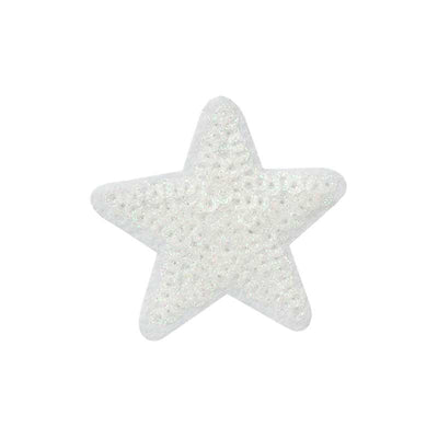 Applications - Fashion and Home - iron-on star Ø 4 cm white