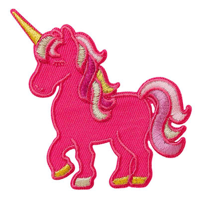 Applikationen - Kids and Hits - aufbügelbar Einhorn pink