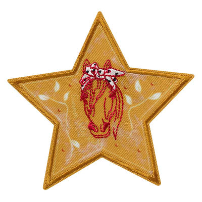 Application star with horse