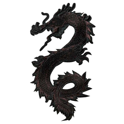 Appliques - Fashion and Home - iron-on dragon black