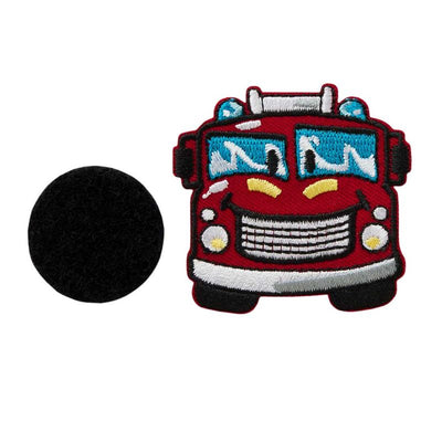 Applications - Kids and Hits - iron-on Smiley© Fire Brigade with Velcro