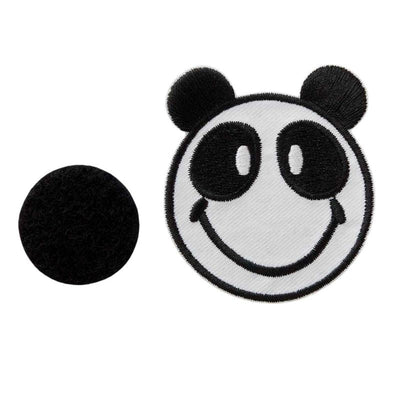 Applications - Kids and Hits - iron-on Smiley© Panda head with Velcro