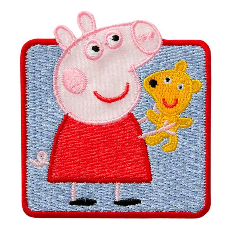 Applikationen - Kids and Hits - aufbügelbar Peppa Pig © mit Teddy