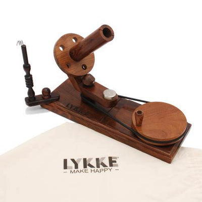 Rosewood yarn winder