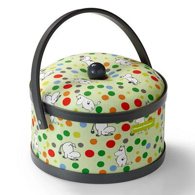 Sewing basket XS Moomin dots