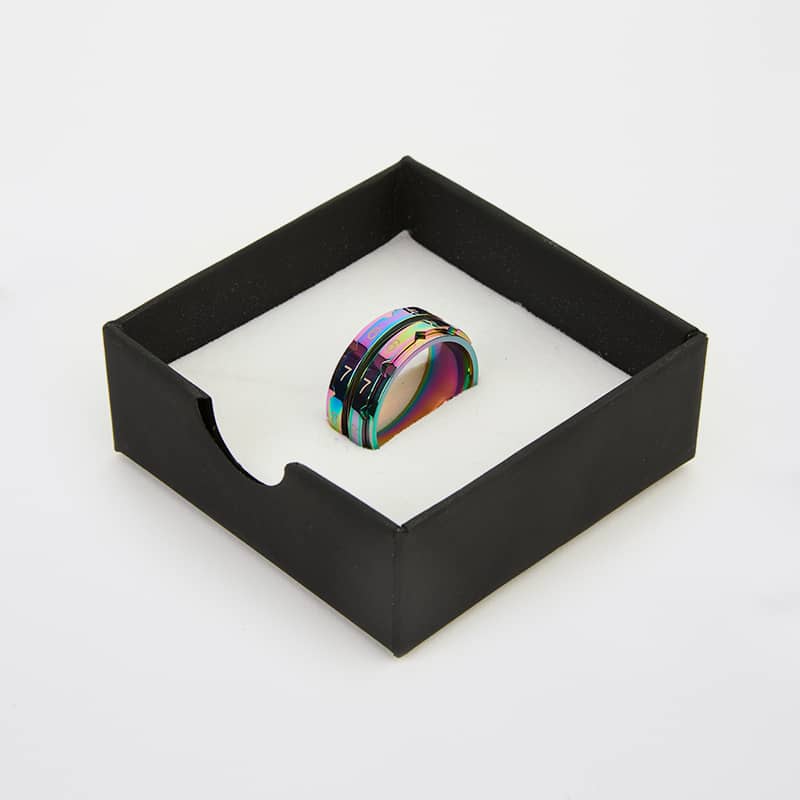 Row Counter Ring Rainbow Size 11 (inner diameter 20.6 mm) Rainbow